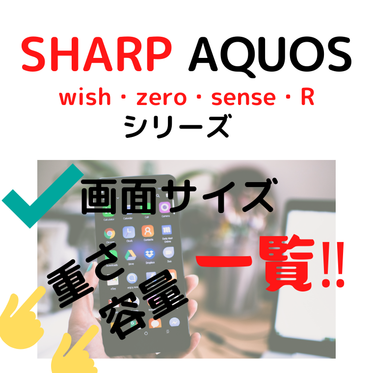 SHARP AQUOSサイズ記事アイキャッチ