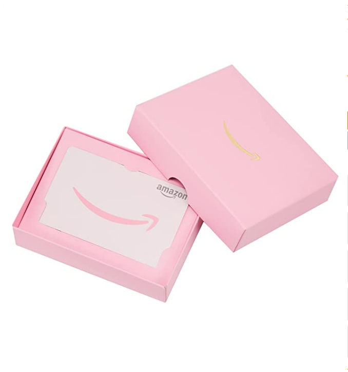 Amazonギフト券ミニボックス ピンク(のし帯付き)